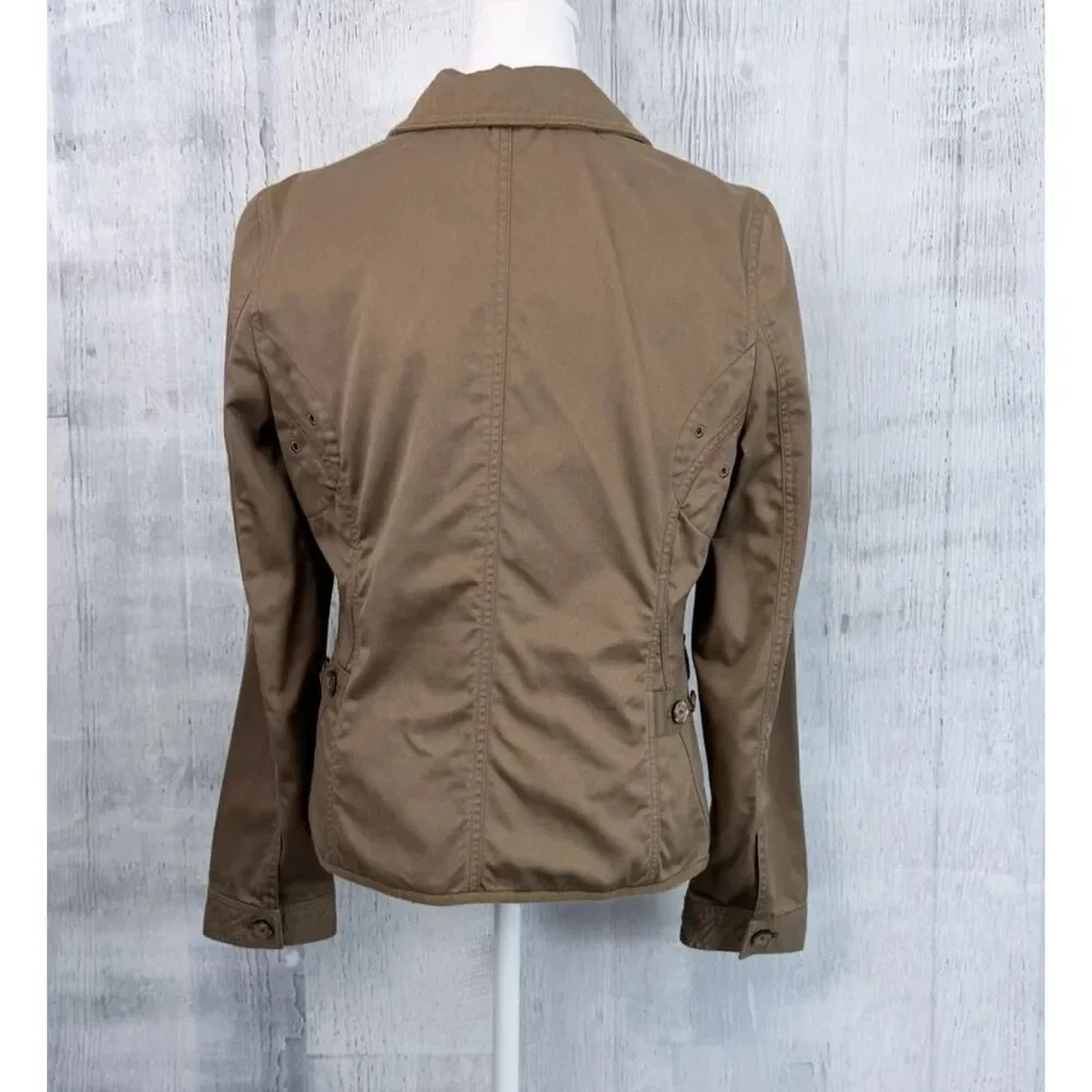 J Jill Blazer Women's S Long Sleeves Pockets 100% Cotton Button Jacket (NWT)